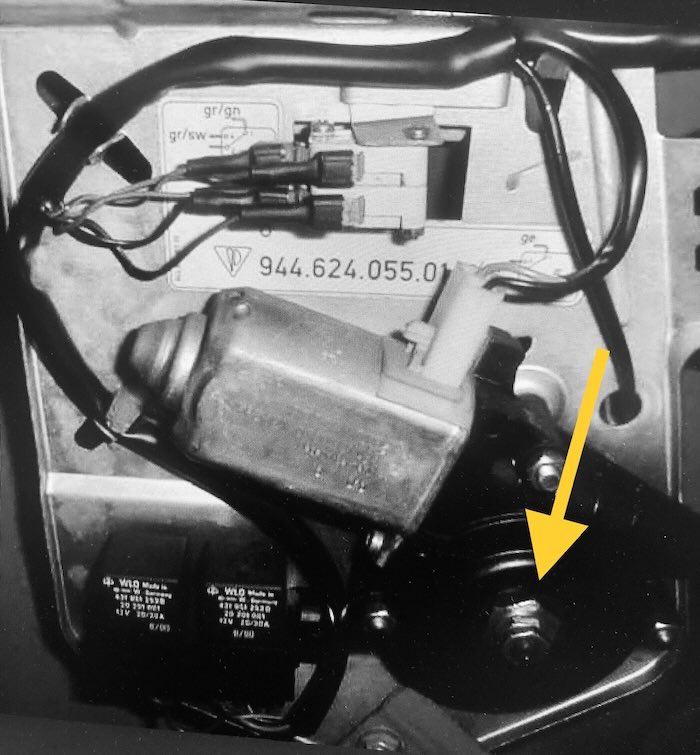 Zahnräder tauschen Antrieb Targadach Porsche 944 6